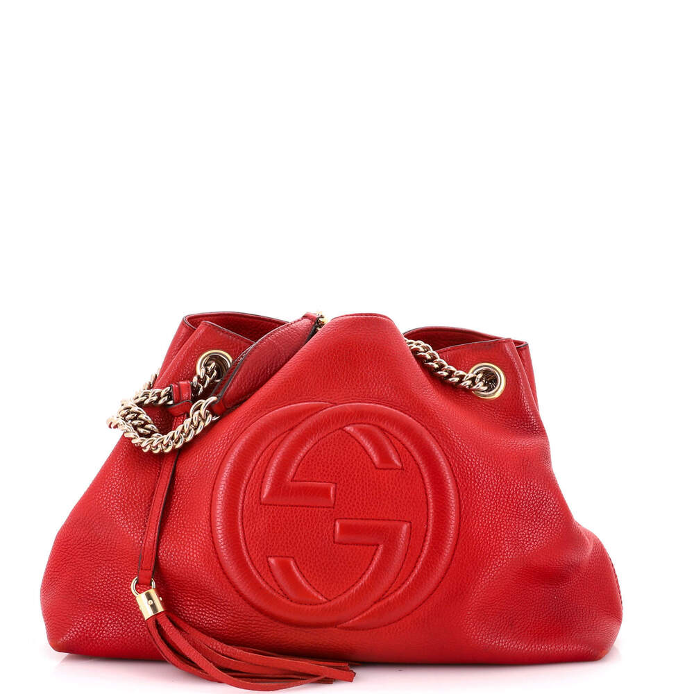Gucci Medium Soho Chain Strap Shoulder Bag Leather